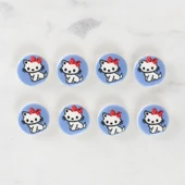 Loren Crafts 8'li Kedi Düğme - 1068 thumbnail 2