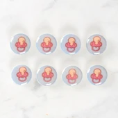 Loren Crafts 8'li Emzik Düğme - 1010 thumbnail 2