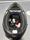 Jk-902 Güneş Vizörlü Çene Açılır Kask H8 BLUE - 8