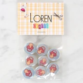 Loren Crafts 8'li Emzik Düğme - 1013 thumbnail 1