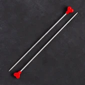 Addi Kalpli 2,5mm 20cm Klasik Alüminyum Örgü Şişi thumbnail 2