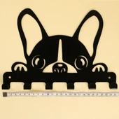 Loren Home Siyah Metal Köpek Anahtarlık thumbnail 2