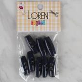 Loren Crafts lacivert 8 li çoban düğmesi - 55 thumbnail 1