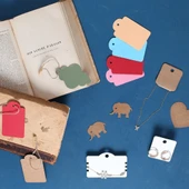 Loren 10'lu Yuvarlak Siyah Etiket ve Klipsli Etike thumbnail 5