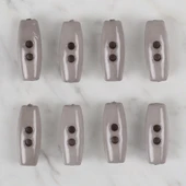 Loren Crafts gri 8 li çoban düğmesi - 61 thumbnail 2