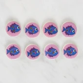 Loren Crafts 8'li Balık Düğme - 1186 thumbnail 2