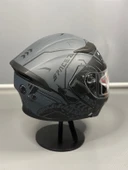 Jk-902 Güneş Vizörlü Çene Açılır Kask H2 GREY - 6