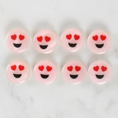 Loren Crafts 8'li Gülen Yüz Düğme - 1022 thumbnail 2