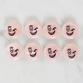 Loren Crafts 8'li Gülen Yüz Düğme - 1018 thumbnail 2