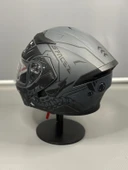 Jk-902 Güneş Vizörlü Çene Açılır Kask H2 GREY - 4