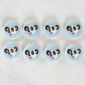 Loren Crafts 8'li Panda Düğme - 1059 thumbnail 2