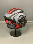 Jk-902 Güneş Vizörlü Çene Açılır Kask H1 RED - 6