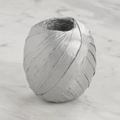 Loren Natural Raffia 30 gr Gümüş Kağıt İp thumbnail 1