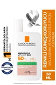La Roche Posay Anthelios Oil Control Fluid SPF+50 Yağlı Ciltler için Akışkan Renkli Yüz Güneş Kremi - 1