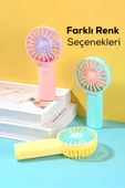 Mini Fan Usb Vantilatör El Fanı Taşınabilir Vantilatör Şarjlı - 2