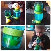 Narenciye Limon Sıkmalı Pratik Detoks Toksin Atıcı Su Matarası Spor Şişesi thumbnail 7