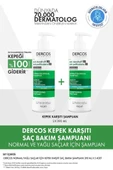Vichy Dercos Anti-dandruff Kepek Karşıtı Şampuan Normal & Yağlı Saçlar 390 ml X 2 Adet - 1