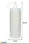 Şeffaf Kapaklı Sızdırmaz Yağlık Sosluk Şişesi Plastik Yağdanlık 400 ml AP-9028 thumbnail 8