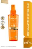 Bioxcin Sun Care Spf 15 Bronlaştırıcı Güneş Yağı 200 ml - 1