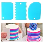 Pasta Hamur Şekillendirici Spatula Kesici Kazıyıcı Dekoratör Set thumbnail 5