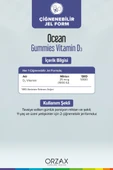 Ocean Gummies Vitamin D3 1000IU 60 Çiğnenebilir Portakallı Jel Form thumbnail 2