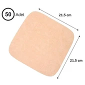 100 Adet Air Fryer Pişirme Kağıdı Tek Kullanımlık Yağ Su Geçirmez Yapışmaz Deliksiz Düz Kare Model thumbnail 3