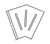 Sinada Havuz Savak Kanal Köşe Parçası Plastik 15 cm 45° (2 Adet) -ToptancıyızBiz thumbnail 3