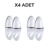 Bornoz Askısı Lüx Milenyum Bornozluk 2 Adet Banyo Bornoz Askılığı thumbnail 2