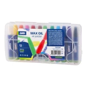 Junior Wax Plastik Kutu Yağlı Pastel Boya 12 Renk (130640) thumbnail 1