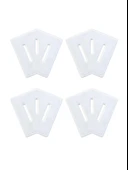 Sinada Havuz Savak Kanal Köşe Parçası Plastik 20 cm 45° (4 Adet) -ToptancıyızBiz thumbnail 1