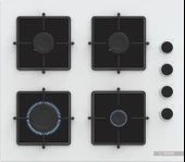 Bosch POP6C2P30O Sert Cam Ankastre Ocak Beyaz thumbnail 1