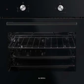 Kumtel B66-S2 -KO-40 TAHDF - DS6-905 S Siyah Ankastre Set thumbnail 2