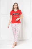 MORESUN Baskılı Pijama Takım - 2