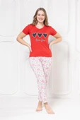 MORESUN Baskılı Pijama Takım - 4