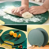 Mutfak Sebze,Meyve,Et,Balık,Ekmek Doğrama Kesme Tahtası Standlı Kesim Panosu thumbnail 4