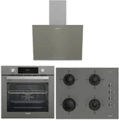 Arçelik AFC 340 G - OCD T 651 EG - ADE 606-2 G Gri Ankastre Set thumbnail 1