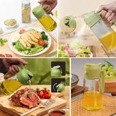 2si 1arada Yağ Dökücü ve Spreyli Yağdanlık Cam Yağ Püskürtücü thumbnail 2