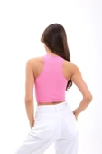 velmorafashion 2501 SPORCU YARIM T-SHİRT-PEMBE thumbnail 2