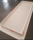 Kapı Altı Menfez Kapak 22X8,5    1 çift (2 adet) Gri thumbnail 2