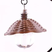 Pilli Işıklı Romantik Çift Tema Büyük Boy Dekoratif Ahşap Biblo thumbnail 7