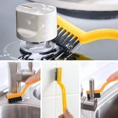 3 lü Detaylı Temizlik Bakır,Demir ve Sert Plastik Tel Fırça thumbnail 3