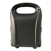 Tutmalı Mini Hoparlör Işıklı Taşınabilir Bluetooth Wireless Radyolu Sd Kart ve USB Girişli Hoparlör thumbnail 2