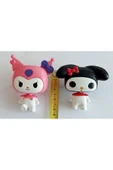 CT-TOYS 2 li Kuromi Figür Seti Oynar Başlı 10 cm Boyunda - 2
