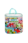 DEDE 04008 Yumuşak Big Bloklar Çanta 24 Parça Fabbatoys - 1