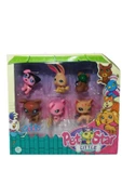 Can Ali Toys Littlest Pet Shop Neşeli Minişler 6'lı Miniş Ailesi Oyuncak Pet Star Little Minişler Beyazlı Grili M - 2