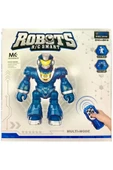 Tolzan Uzaktan Kumandalı Pilli MAVİ Robot Işıklı Seli 25 Cm - 3