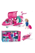 Pasifik Toys Pasifik Pembe Aksesuarlı Uçak thumbnail 2