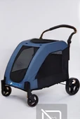 Tommy Evcil Hayvan Arabası Mavi 97*84*119cm Max 60kg thumbnail 1