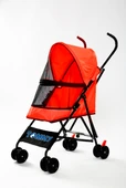 Tommy Evcil Hayvan Arabası Kırmızı 76.5*44*99cm Max 15kg thumbnail 1