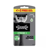 Wilkinson Sword Xtreme 3 Black Edition Comfort Erkek Kullan At Tıraş Bıçağı 4+2 thumbnail 1